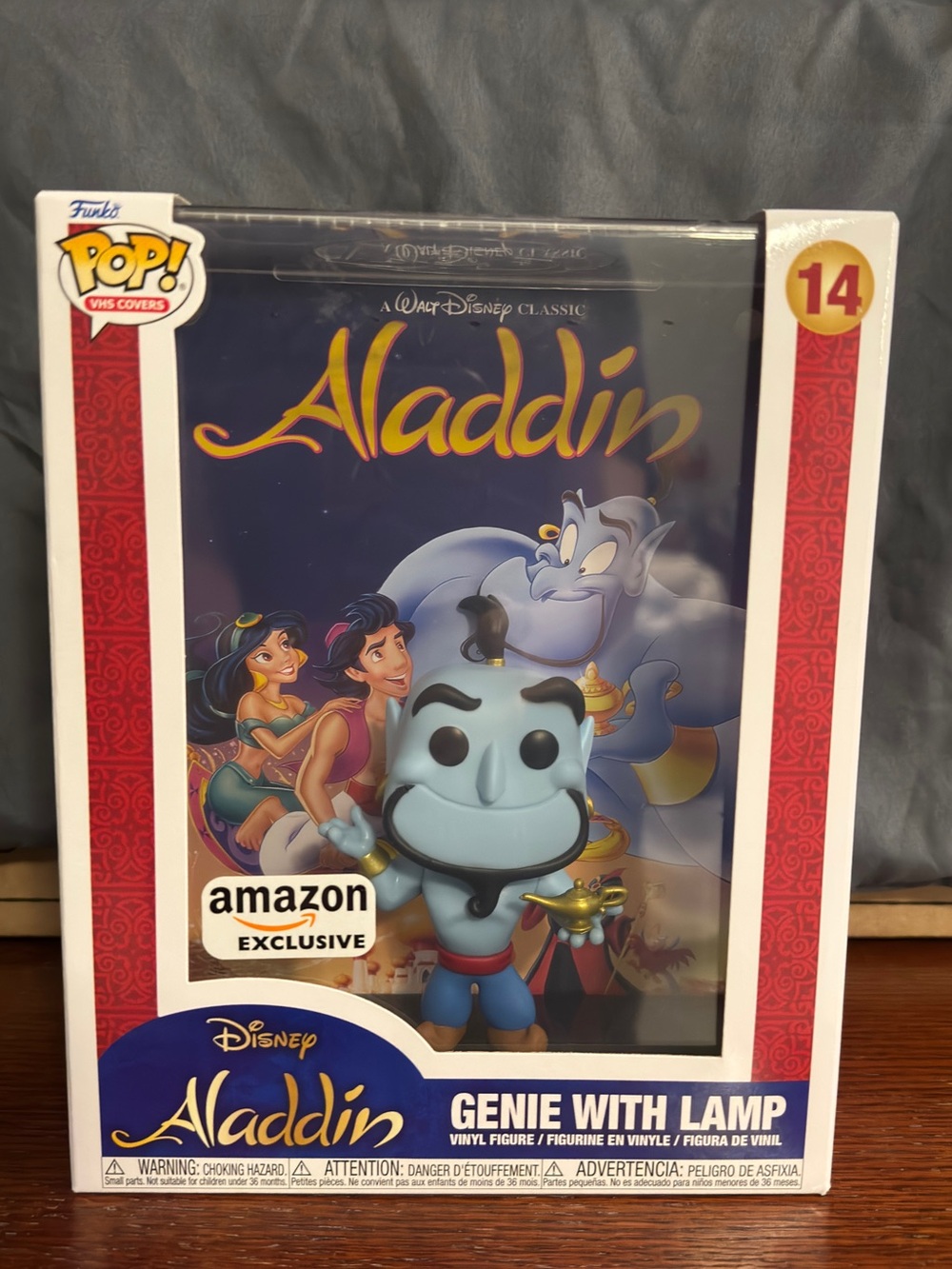 Funko Pop! VHS Covers Disney’s Aladdin Genie w/the Lamp #14 Amazon Exclusive